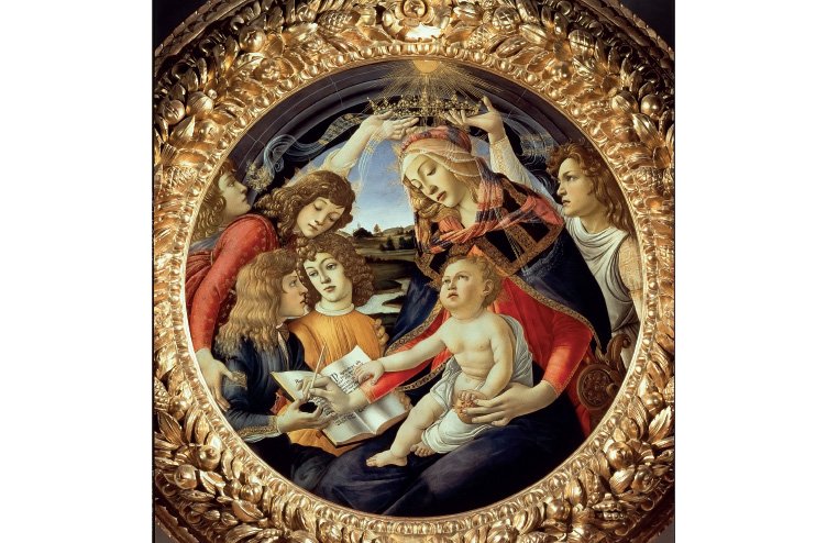 Madonna del Magnificat, panel, ok. 1482