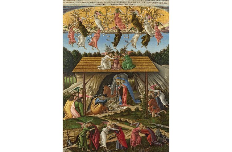 Mistično Jezusovo rojstvo, ok. 1501, tempera na platnu