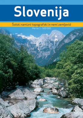 Slovenija, topografski zemljevid